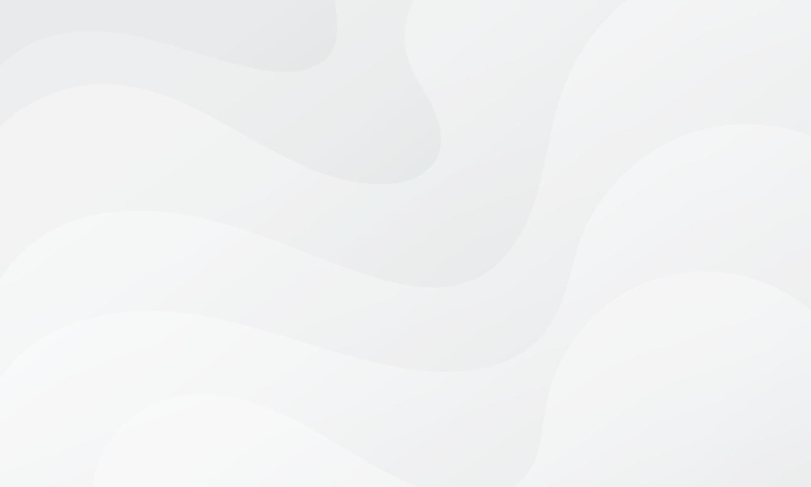 Abstract White Fluid Wave Background vector