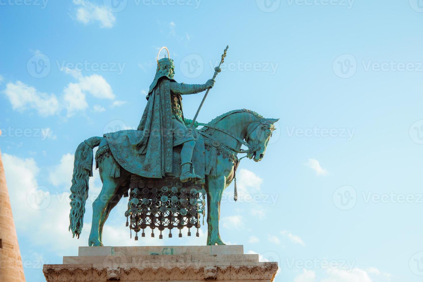 estatua de bronce de stephen i de hungría foto