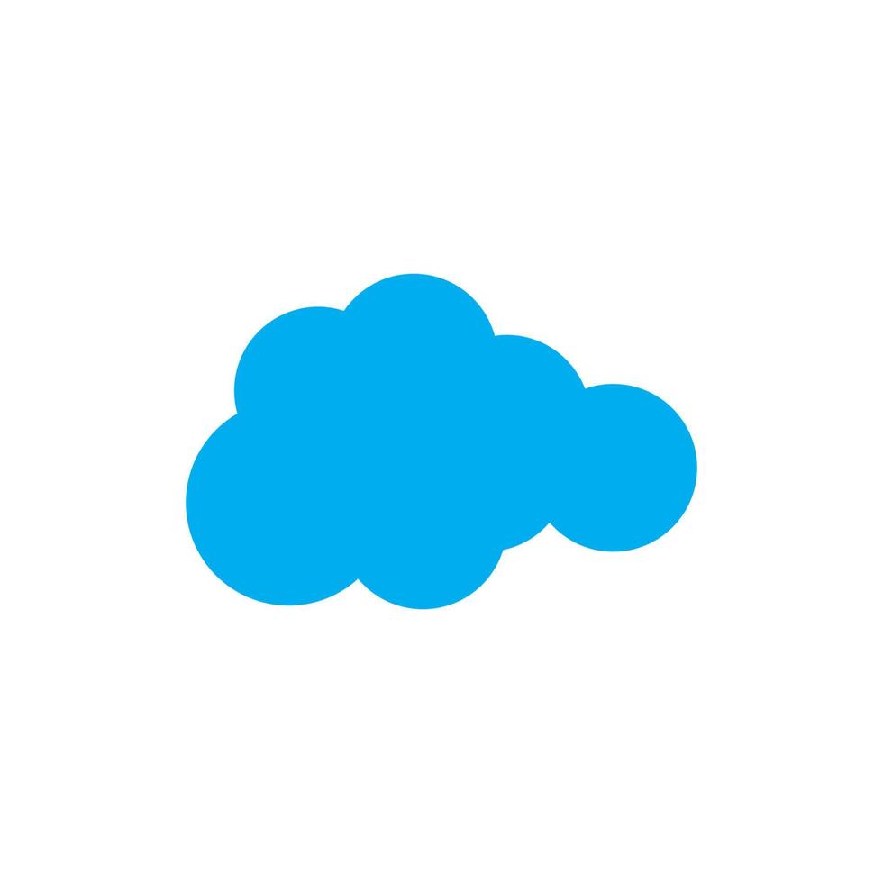 Cloud template vector