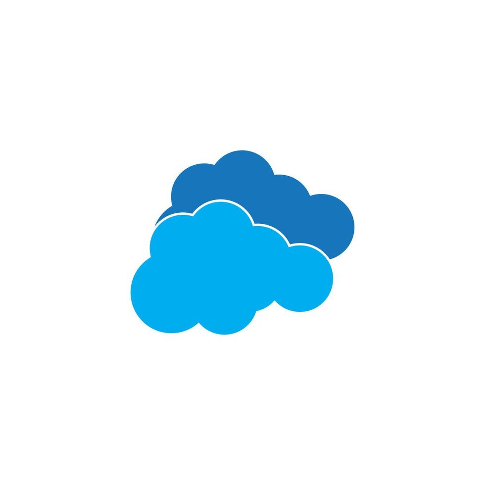 Cloud template vector