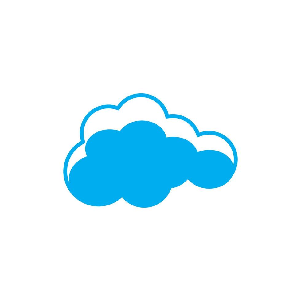 Cloud template vector