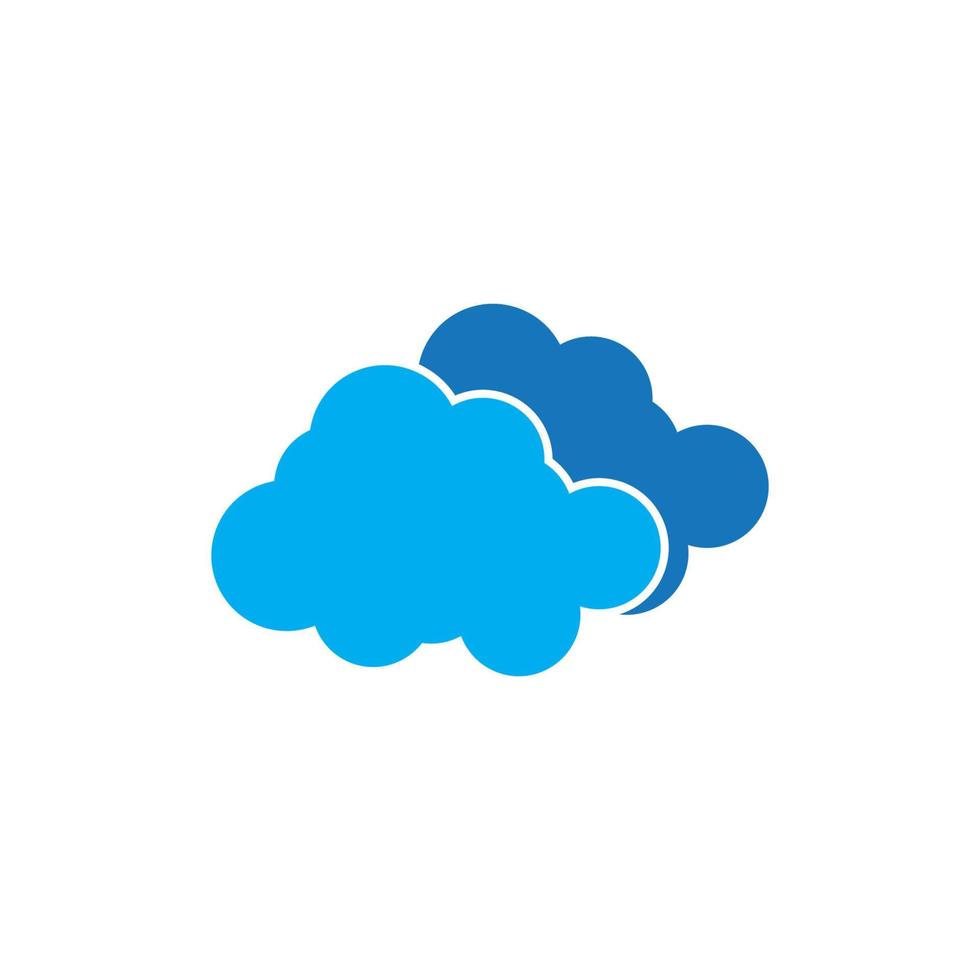 Cloud template vector