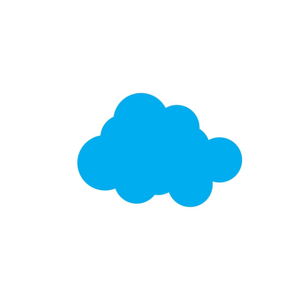 Cloud template vector