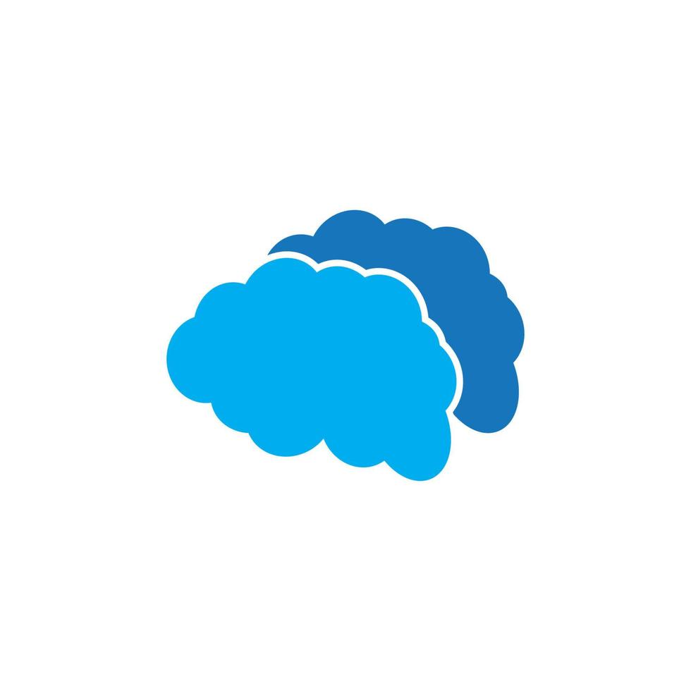 Cloud template vector