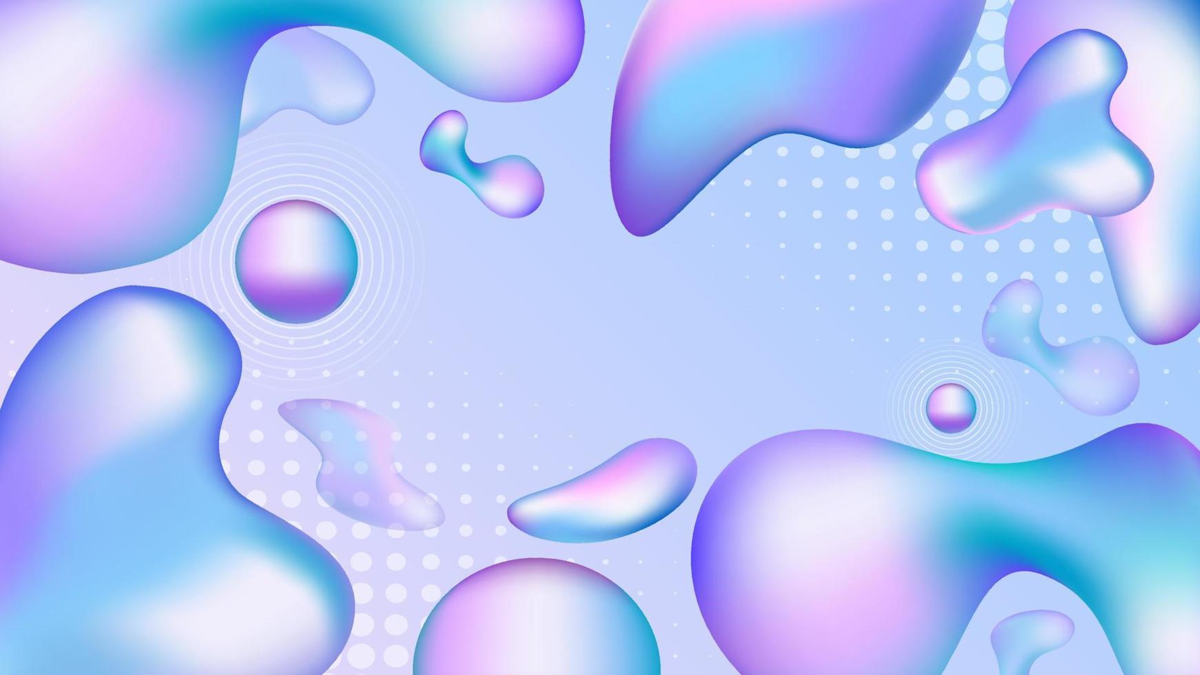 Abstract trend liquid gradient shape composition banner vector
