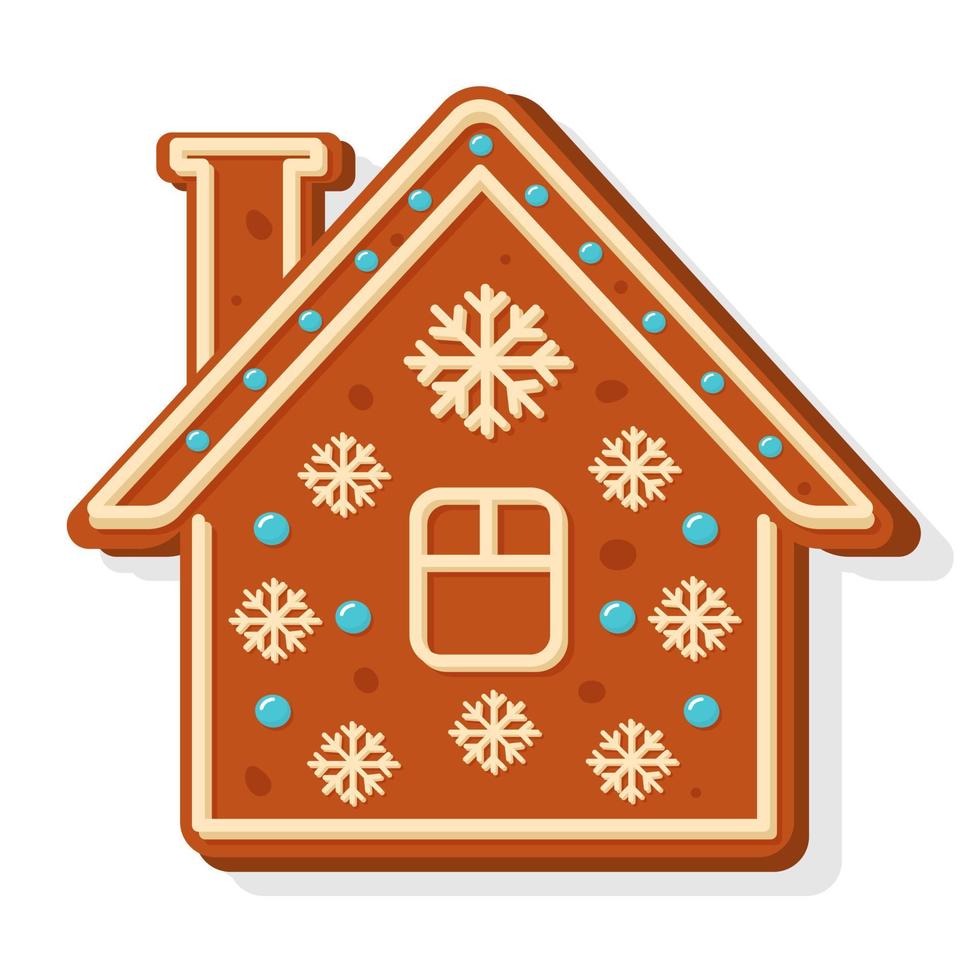 Christmas gingerbread house. vector