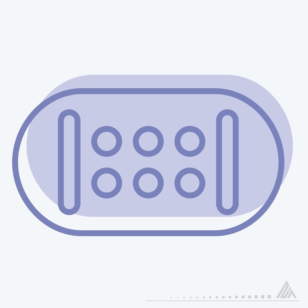 Icon Vector of Adhesive Plaster - Two Tone Style