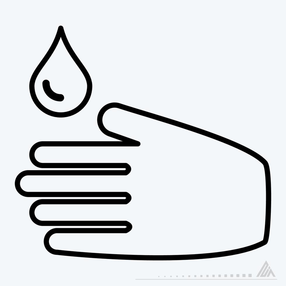Icon Vector of Wash - Line Style