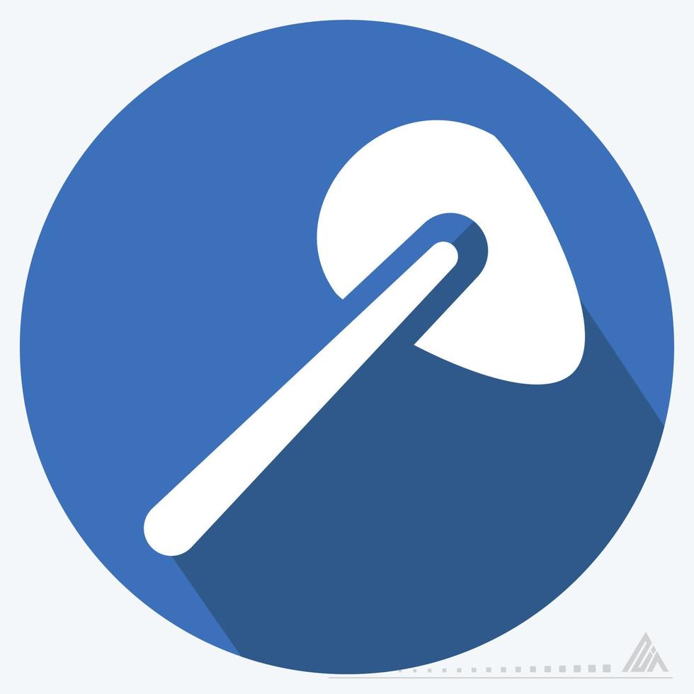 Icon Vector of Reflex - Long Shadow Style