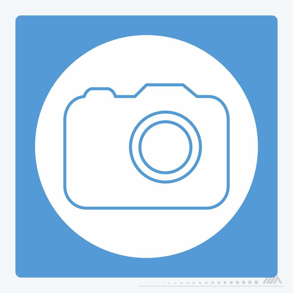 Icon Vector of Camera - White Moon Style