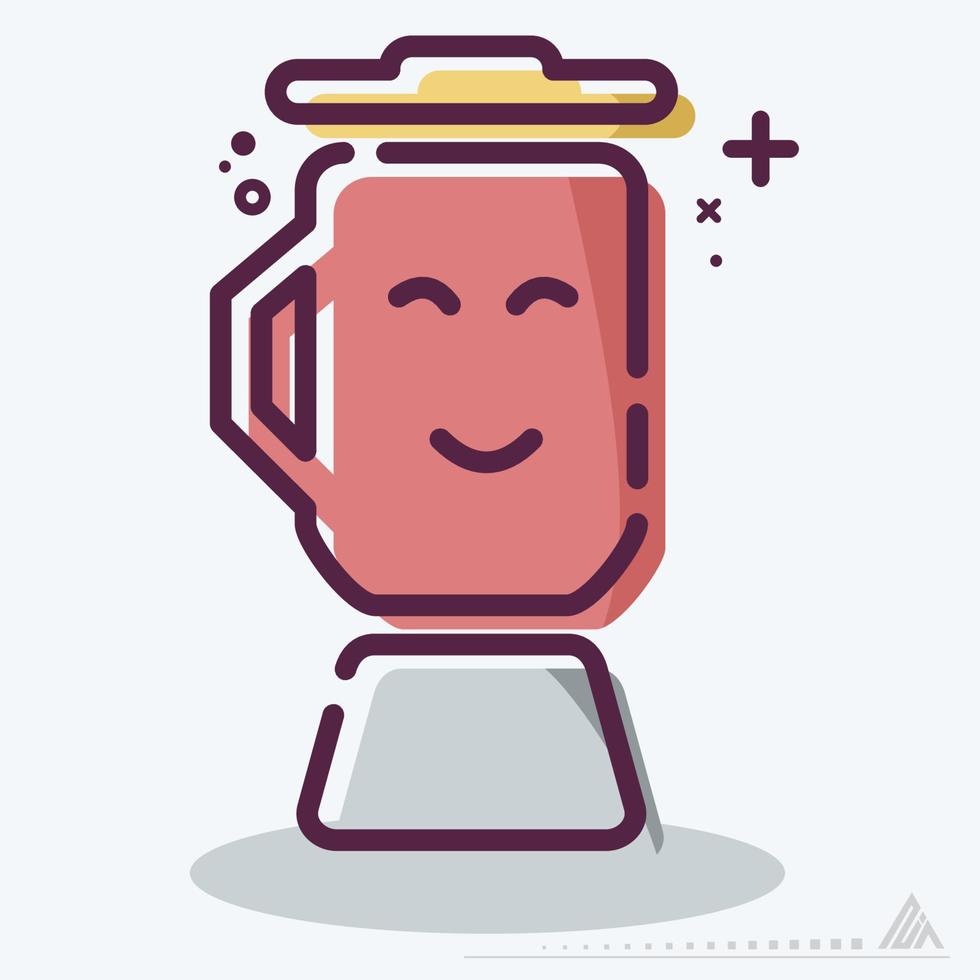 Icon Vector of Coffee Blender - MBE Syle