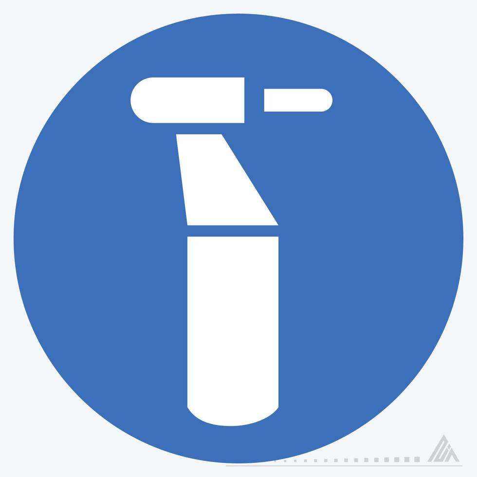 Icon Vector of Drill - Long Shadow Style