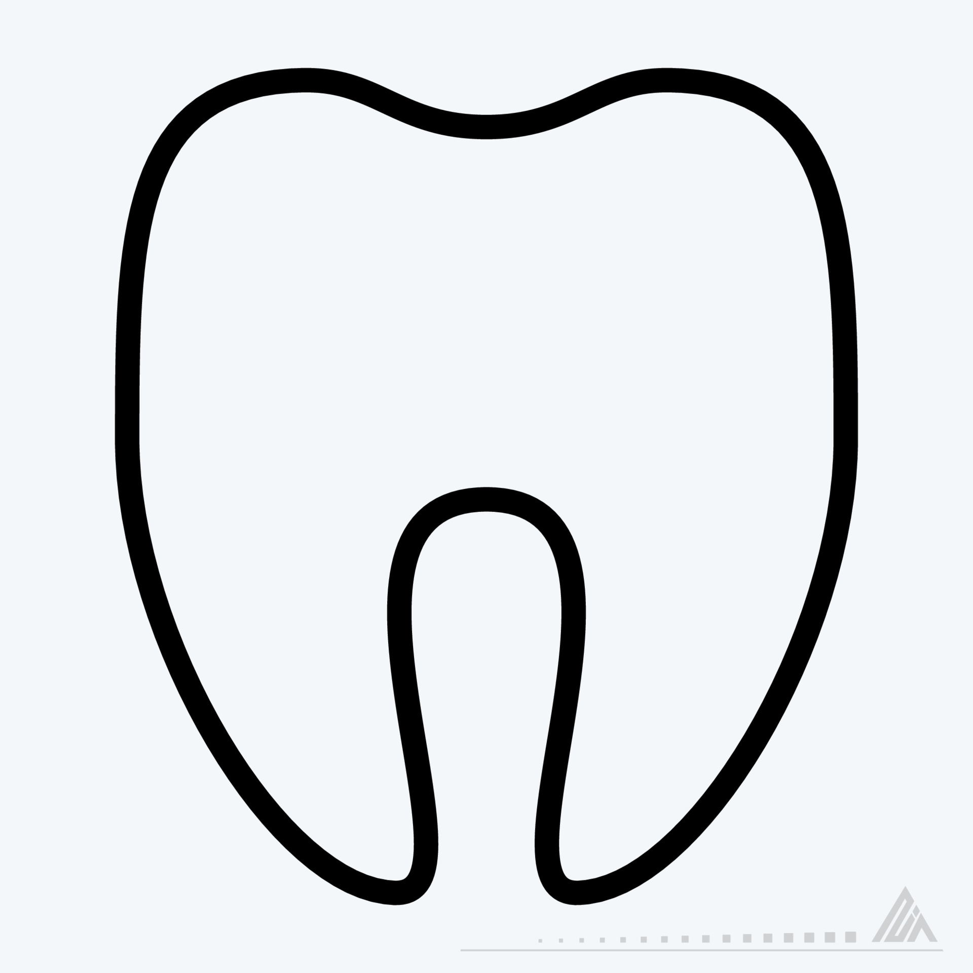 Tooth Outline Printable