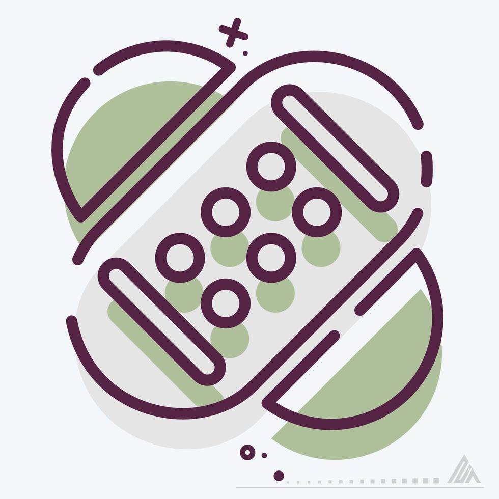 Icon Vector of Adhesive Plaster 2 - MBE Style