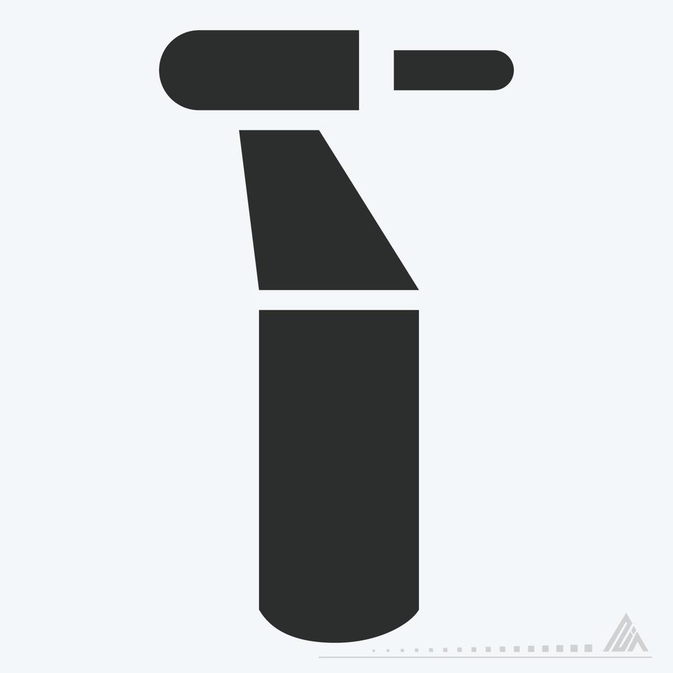 Icon Vector of Drill - Glyph Style