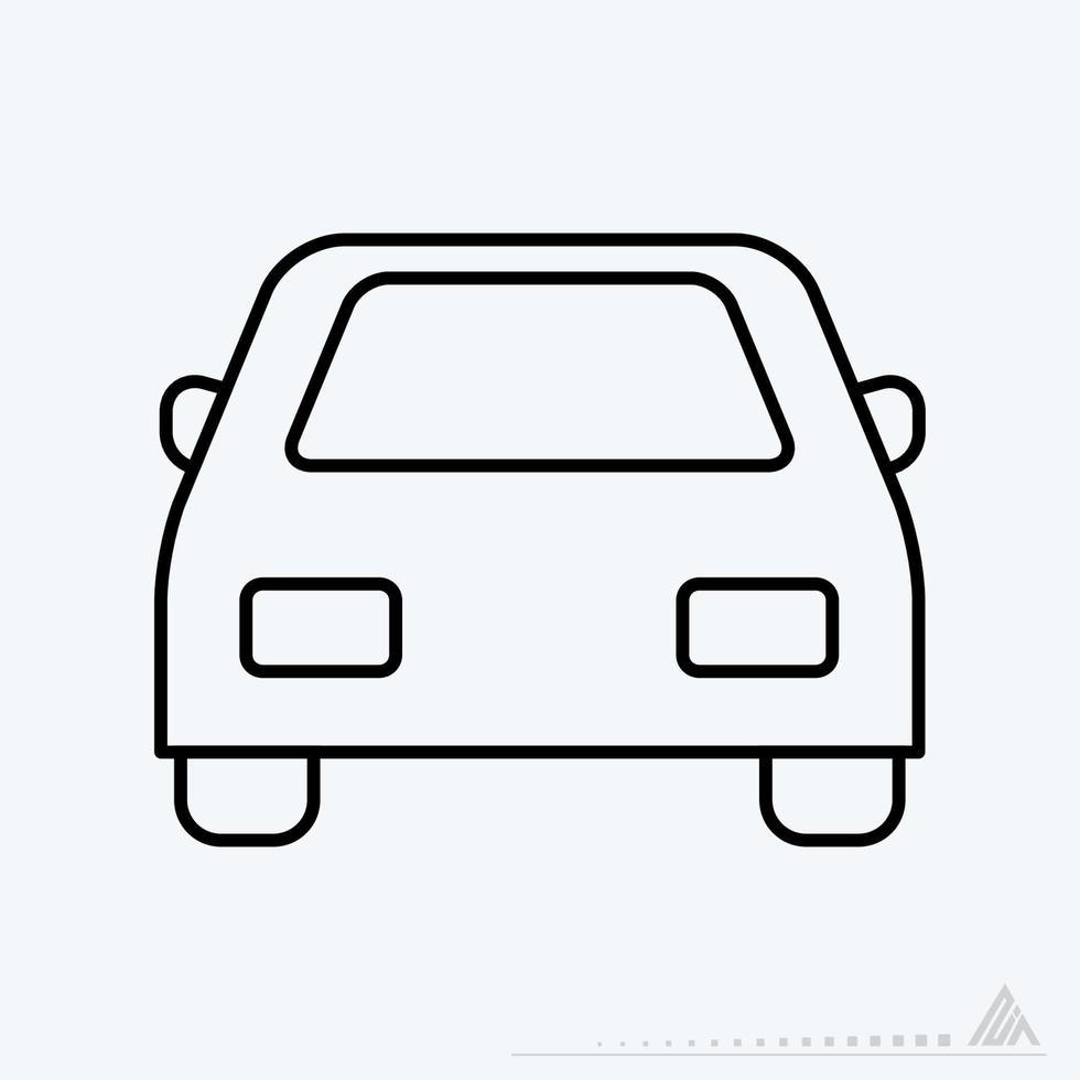 Vector Graphic of Car - Line Style