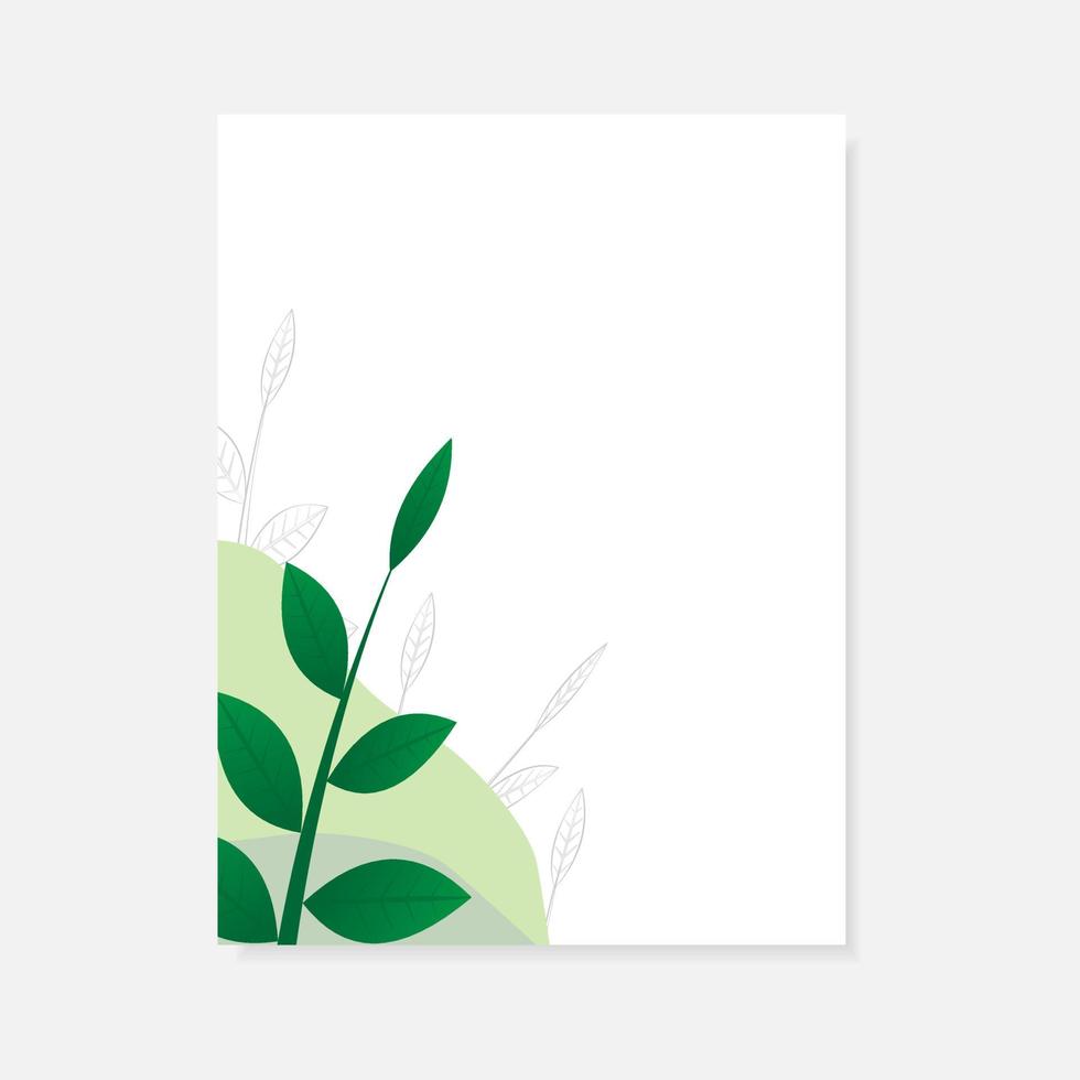 Natural wall art vector