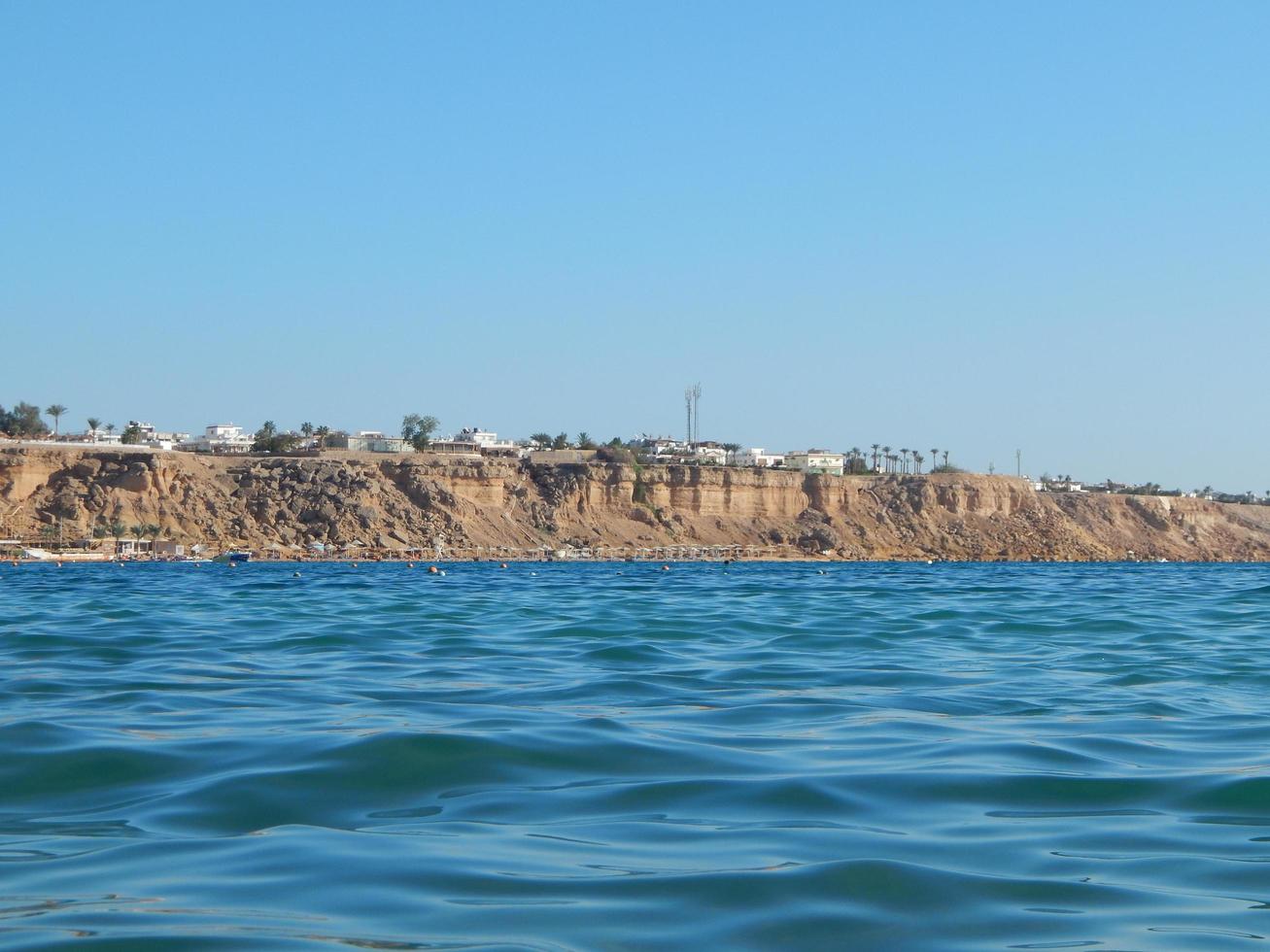 Nature beaches of the resort in Egypt Sharm El Sheikh photo