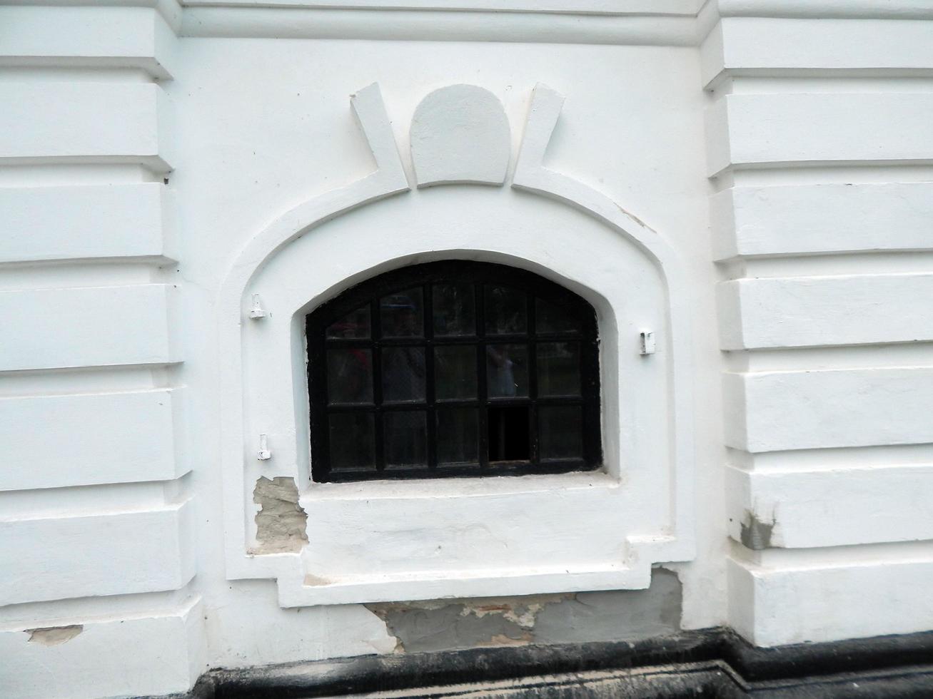 ventana arquitectura barroco ucraniano el fragmento del edificio foto