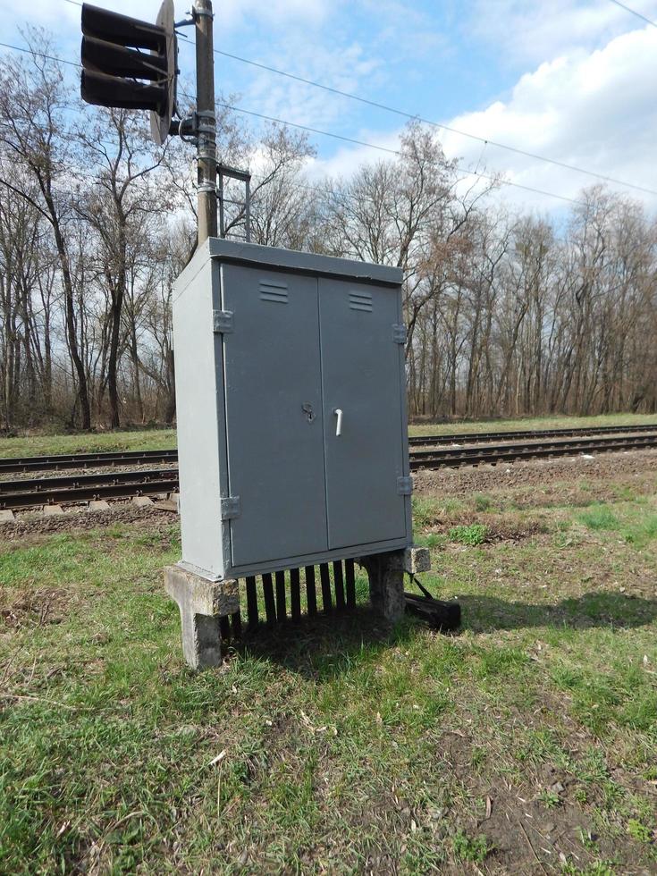 equipo e infraestructura ferroviaria foto