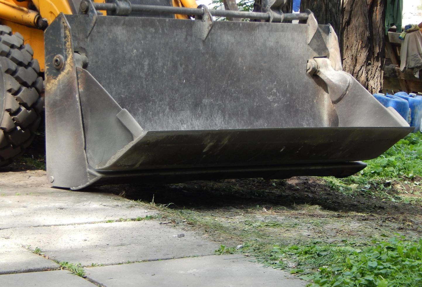 Road construction machinery photo