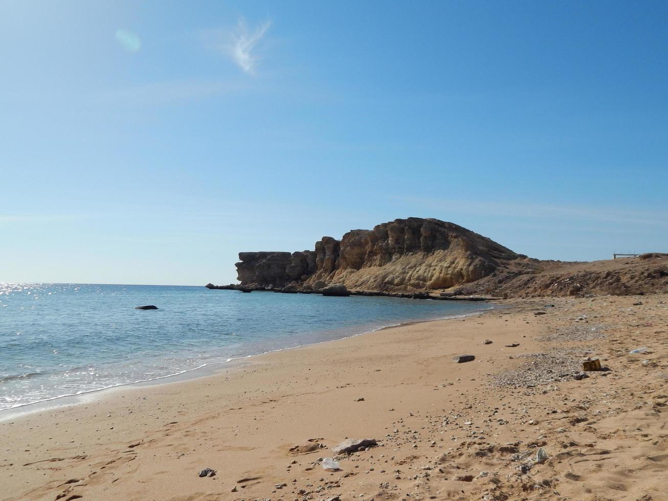 Nature beaches of the resort in Egypt Sharm El Sheikh photo