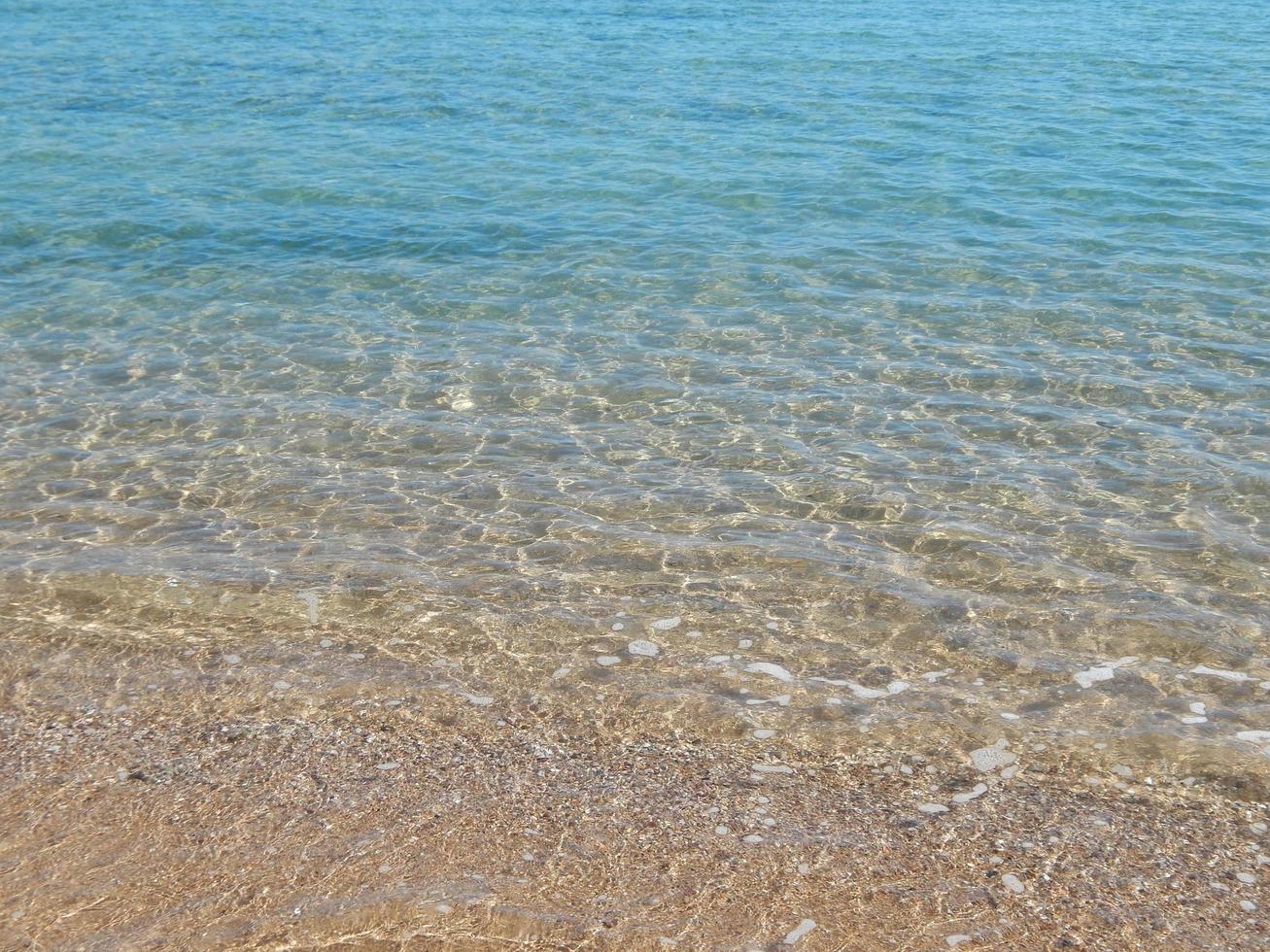 Texture of sea water in the Red Sea of Egypt photo