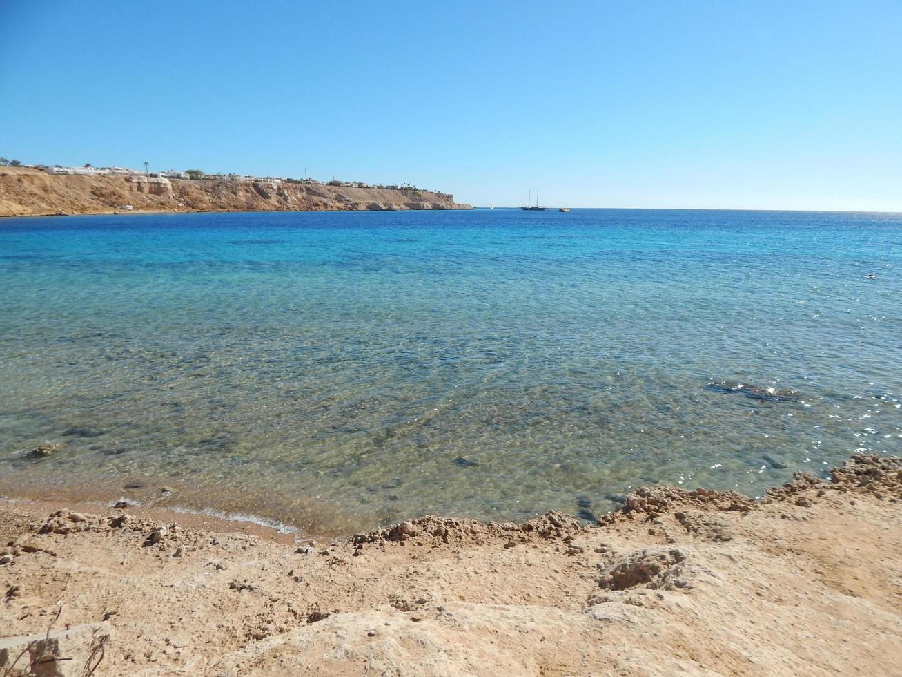 Nature beaches of the resort in Egypt Sharm El Sheikh photo