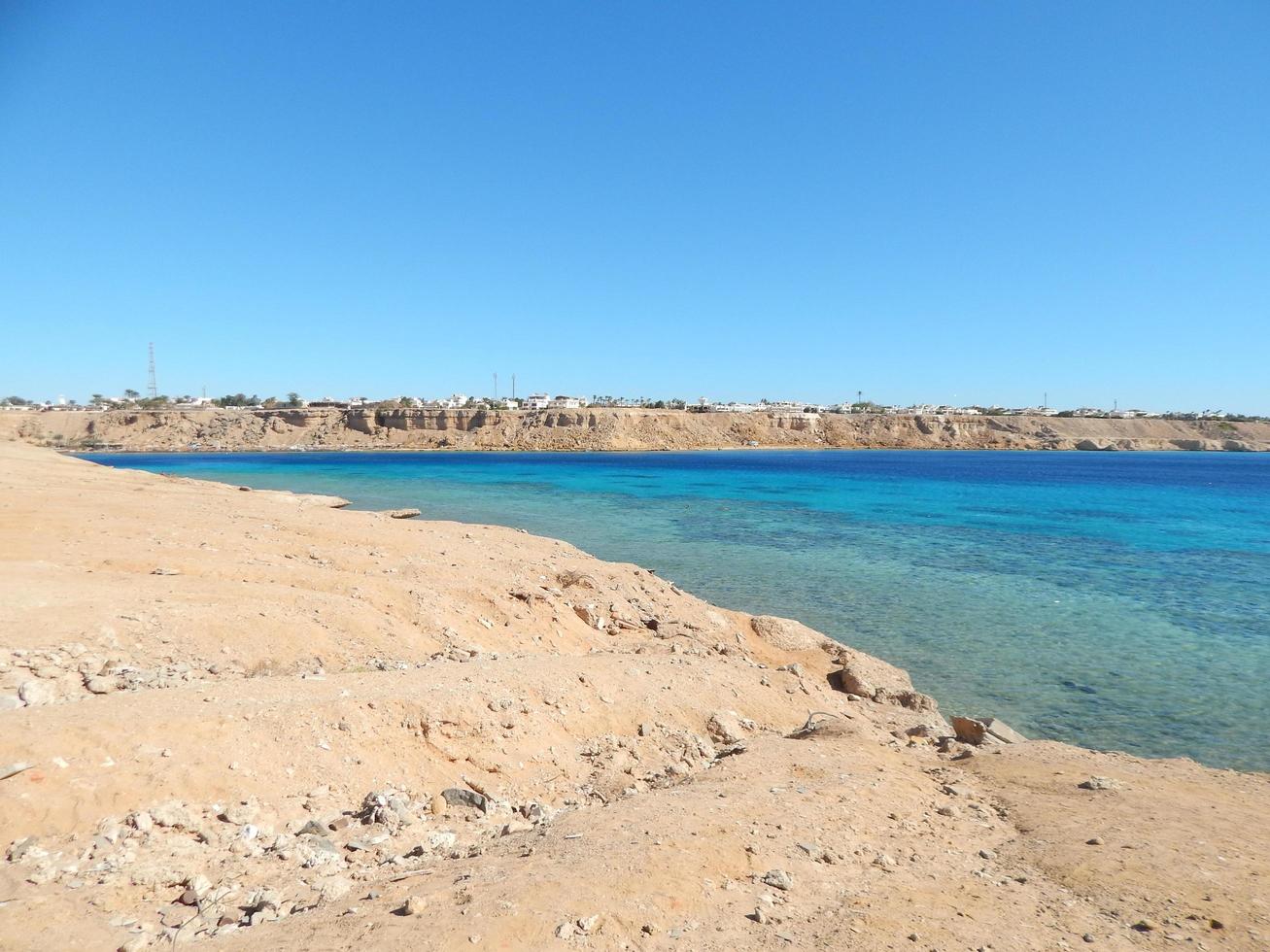 Nature beaches of the resort in Egypt Sharm El Sheikh photo