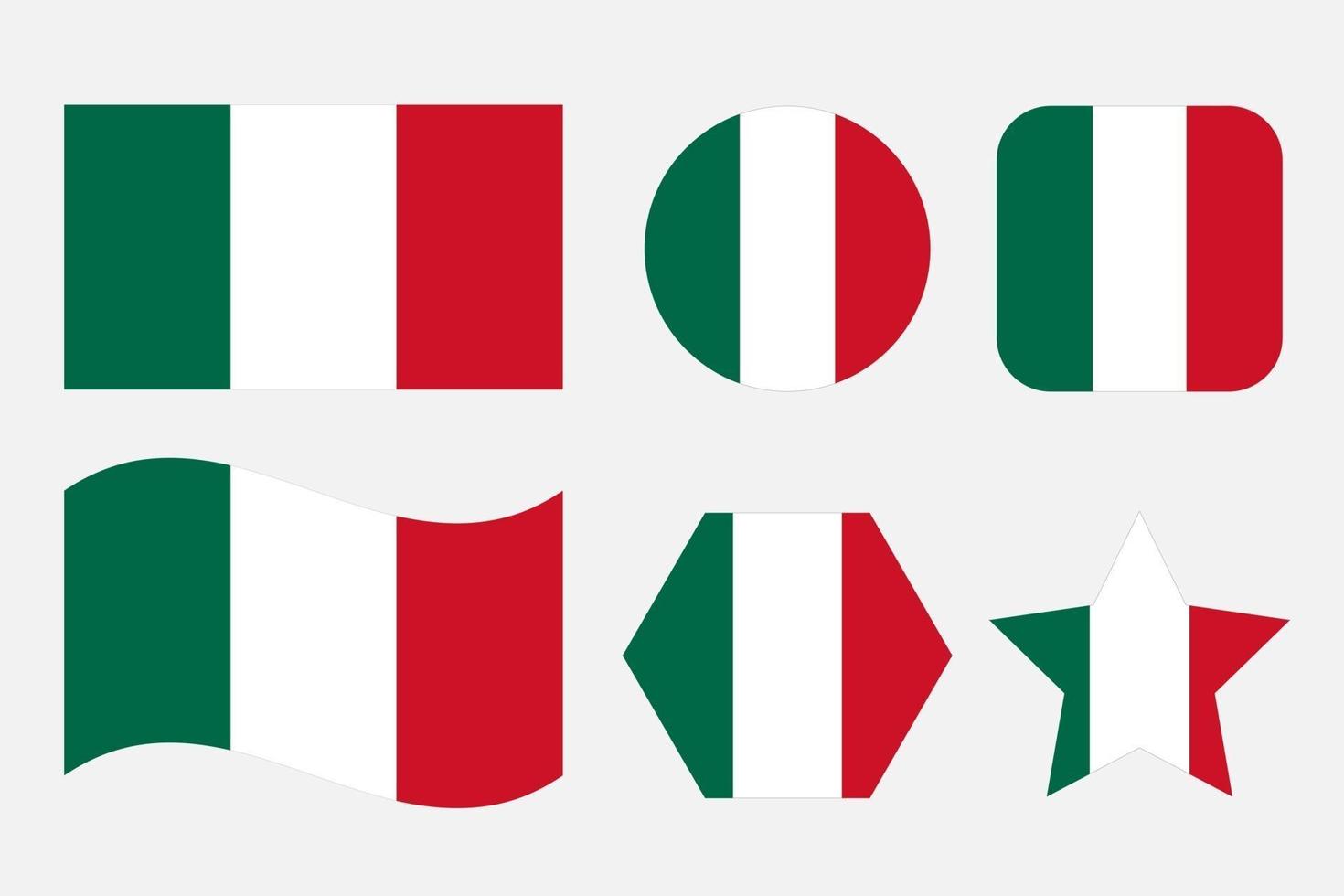 Ilustración simple de la bandera de México para el día de la independencia o las elecciones vector