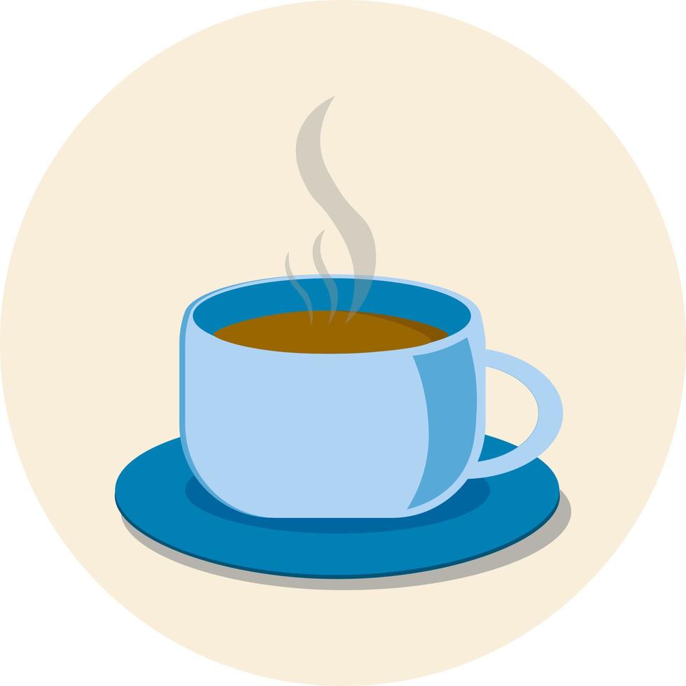 Coffee. A mug of hot coffee. A warming and invigorating drink vector