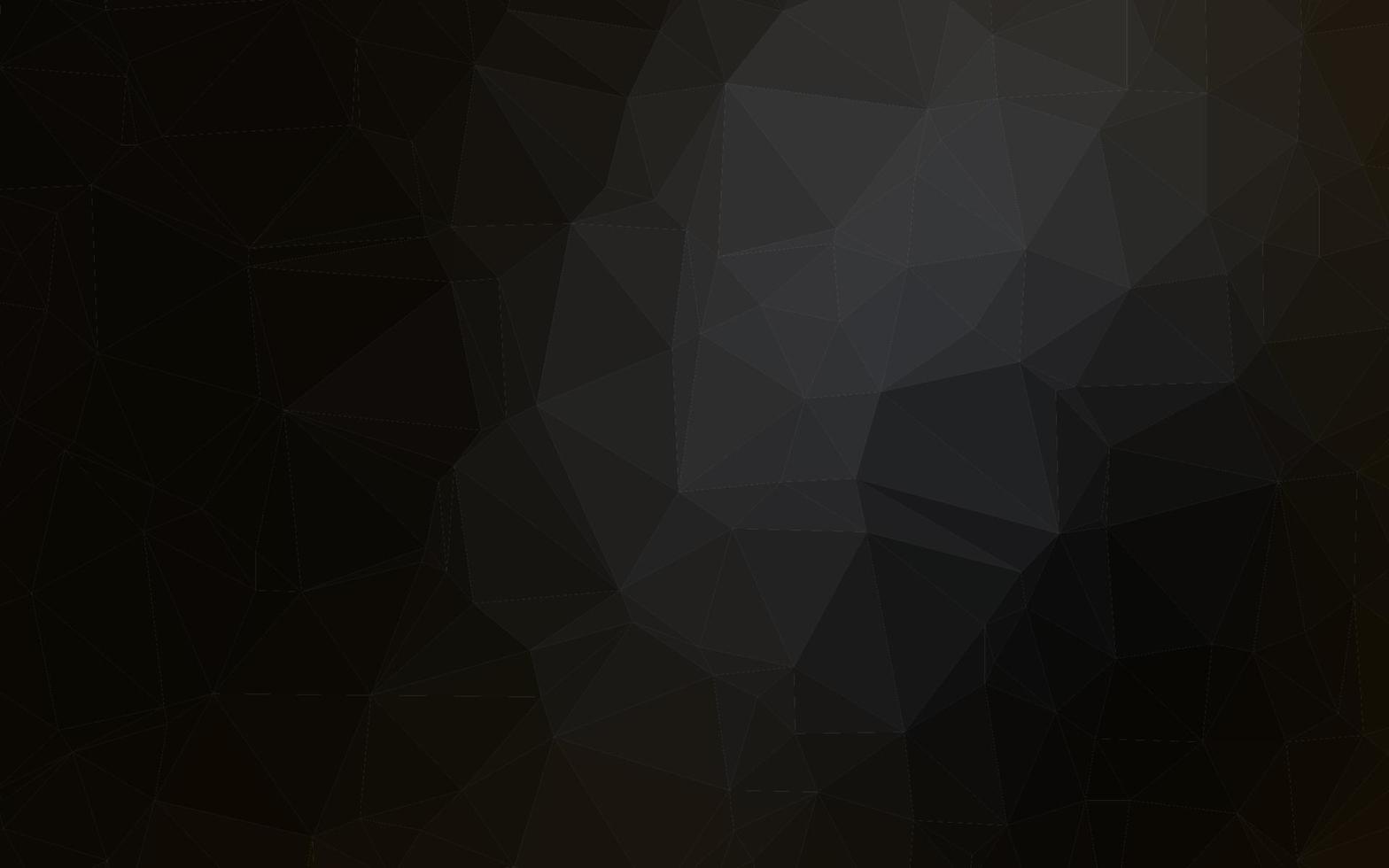 Dark Black vector blurry triangle pattern.