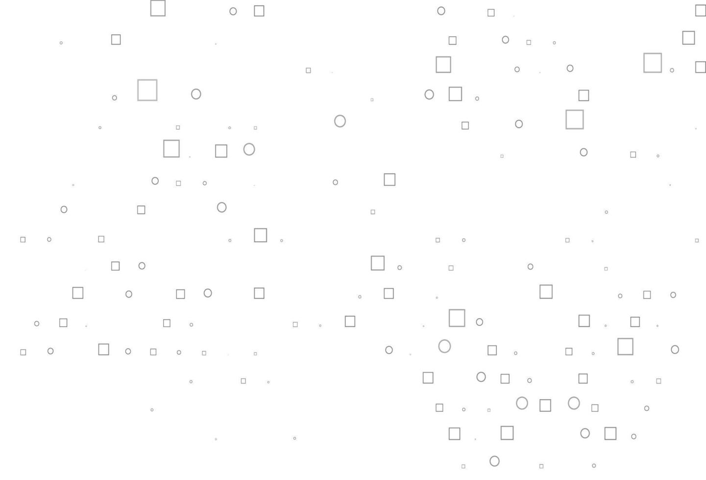 Light Silver, Gray vector texture with disks, rectangles.