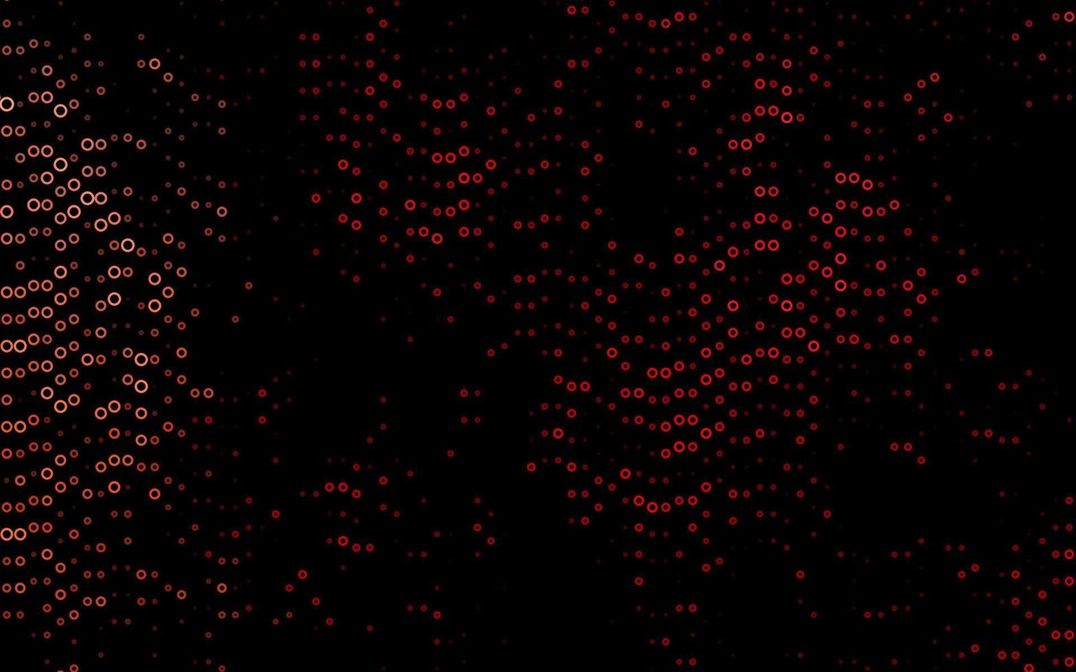 Light Red vector cover with spots.