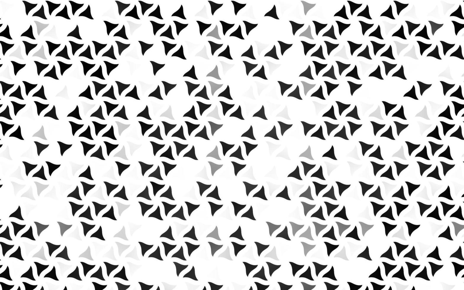 Light Silver, Gray vector seamless pattern in polygonal style.