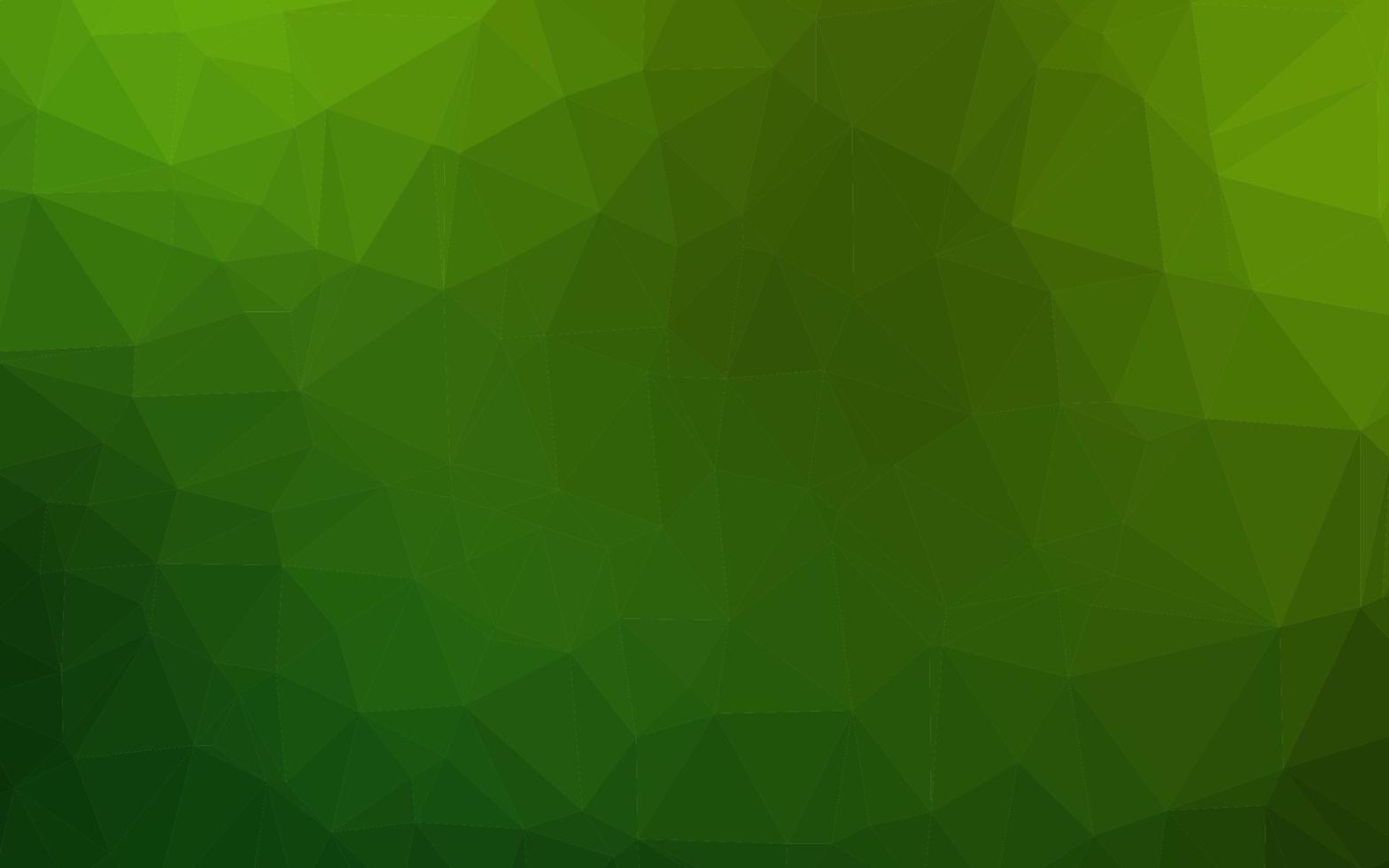 Light Green vector blurry triangle pattern.