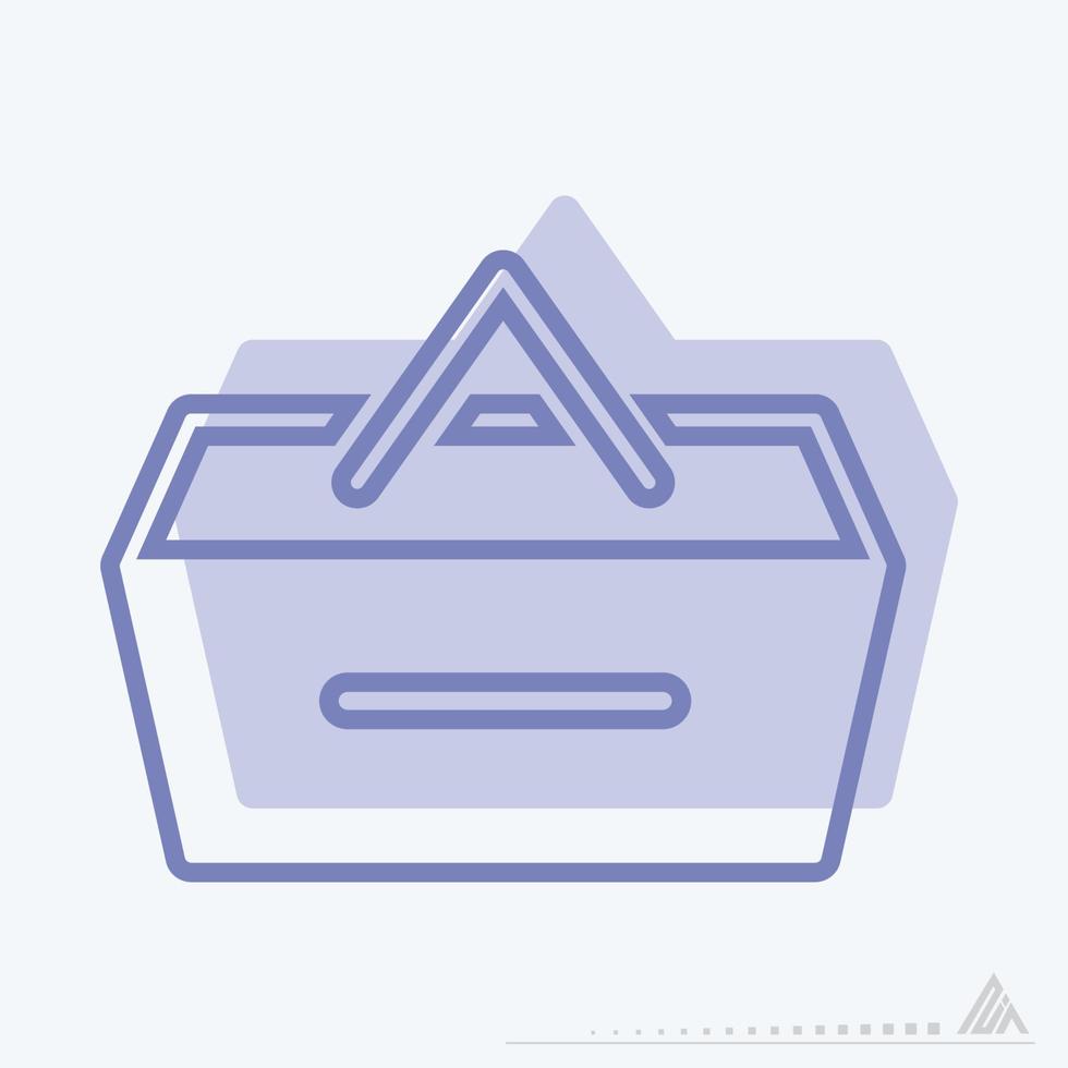 Vector Graphic of Lunch Basket - Twins Style