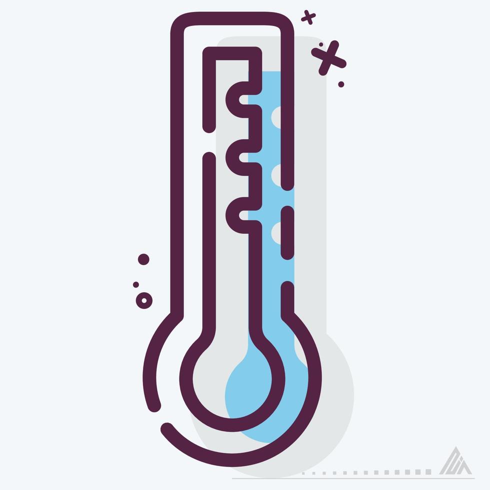 Icon Vector of Temperature - MBE Style
