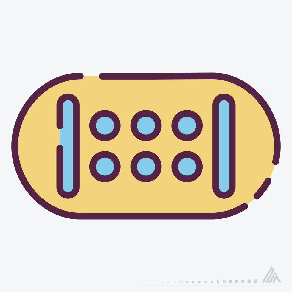 Icon Vector of Adhesive Plaster - Line Cut Style