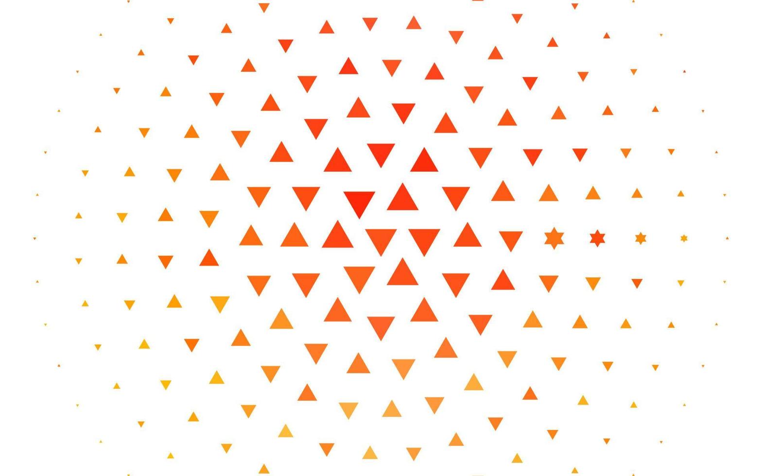 Light Yellow, Orange vector layout with lines, triangles.