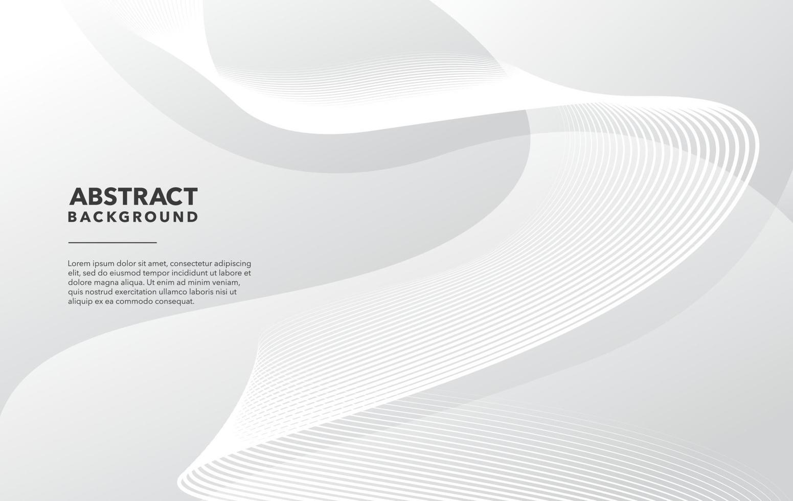 white gray modern abstract background design vector