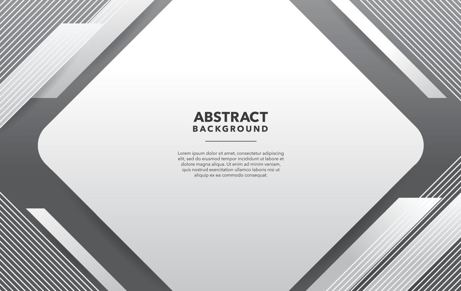 white gray modern abstract background design vector