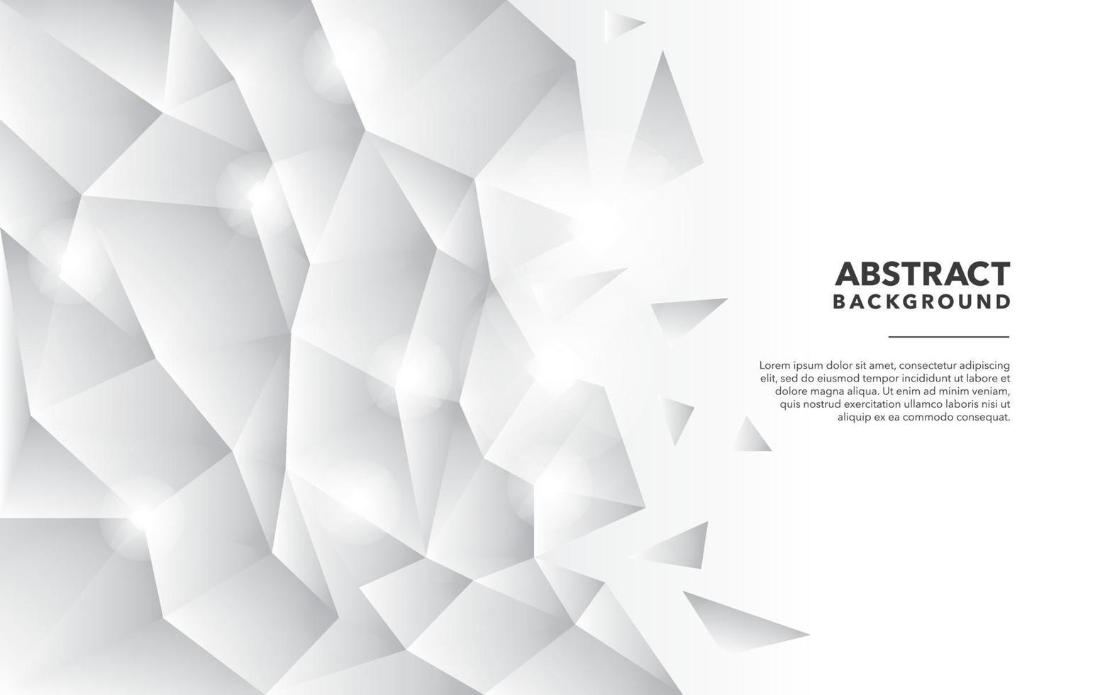 white gray modern abstract background design vector