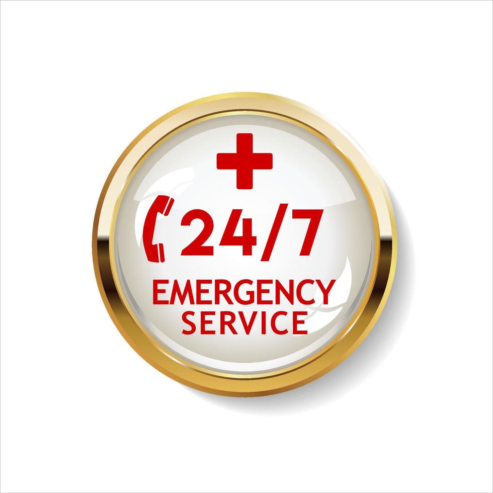 First aid website button on white background vector