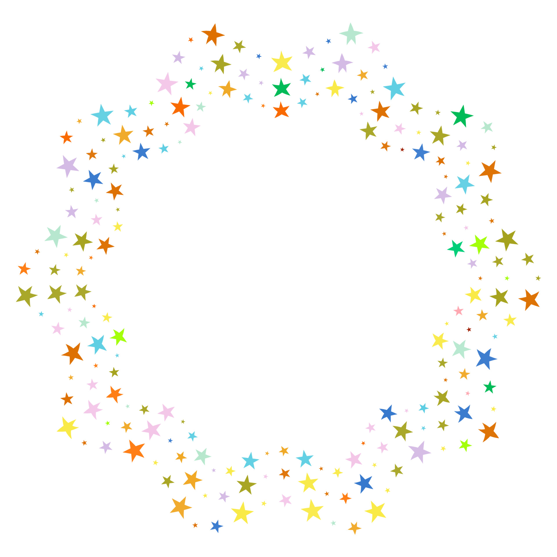 Screen printing pattern with stars. Radiant frame. Circular pattern ...