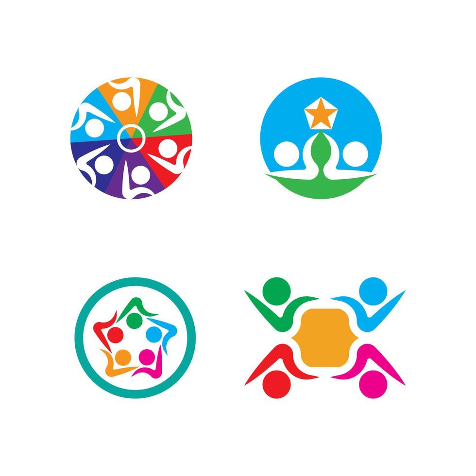 Community, network and social icon vector