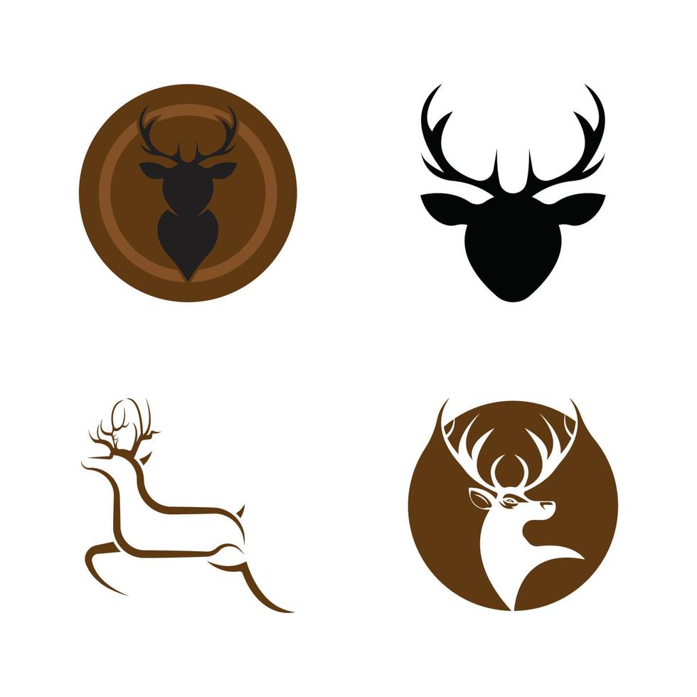 Deer vector icon illustration design