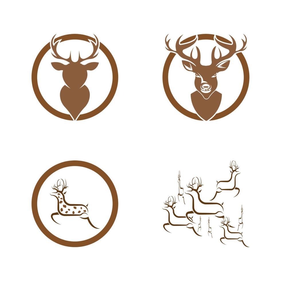 Deer vector icon illustration design