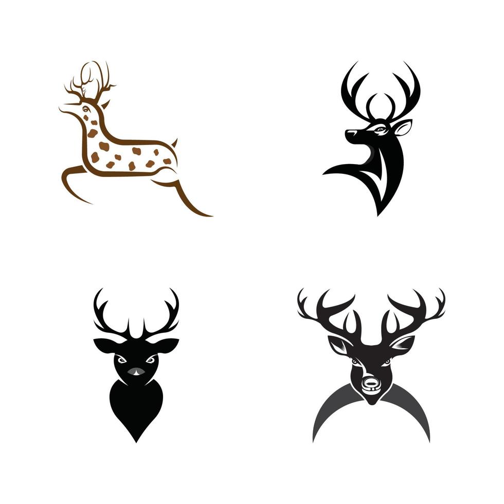 Deer vector icon illustration design