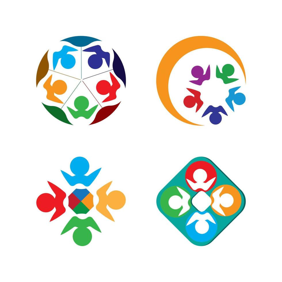 Community, network and social icon vector